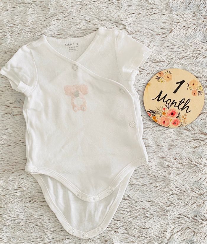 Body Croisé Obaïbi Manches Courtes 1 Mois