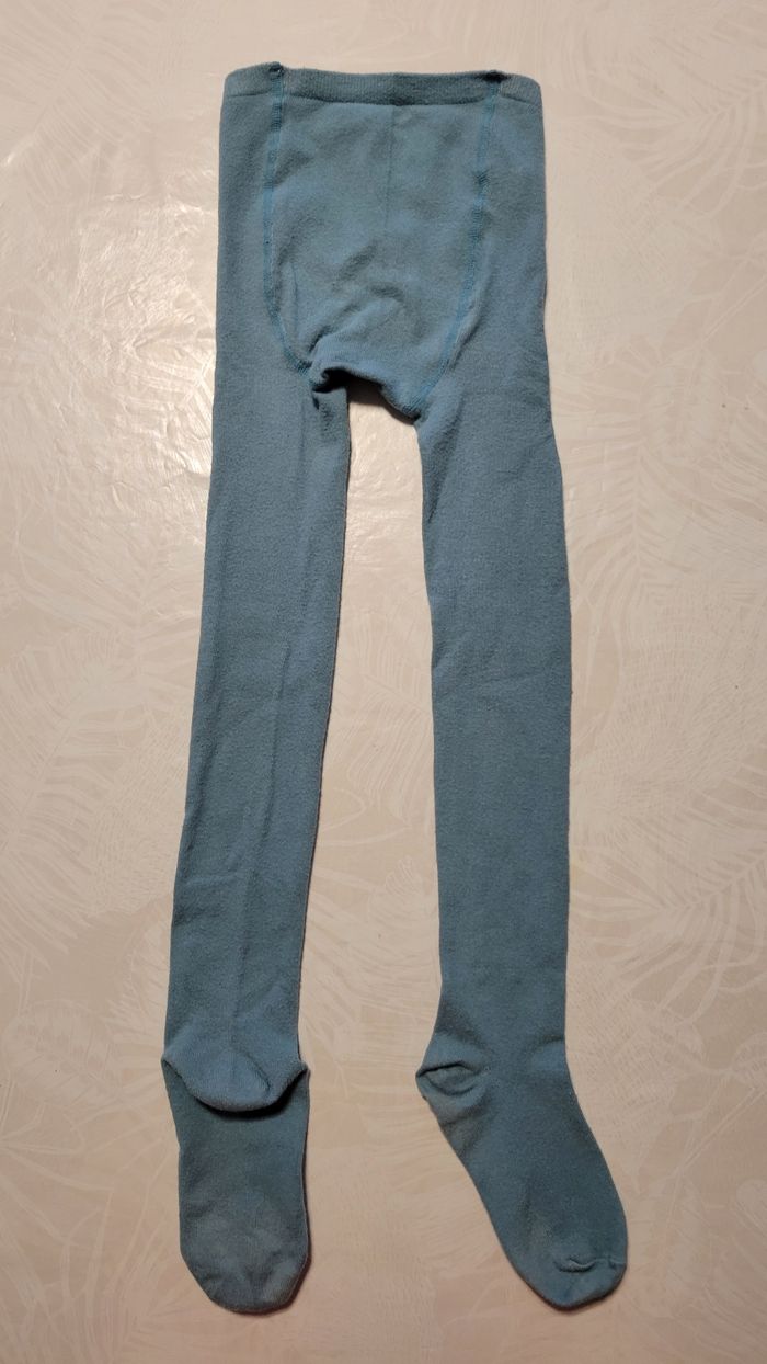 Collants couleur bleue taille 122cm C&A - photo numéro 7
