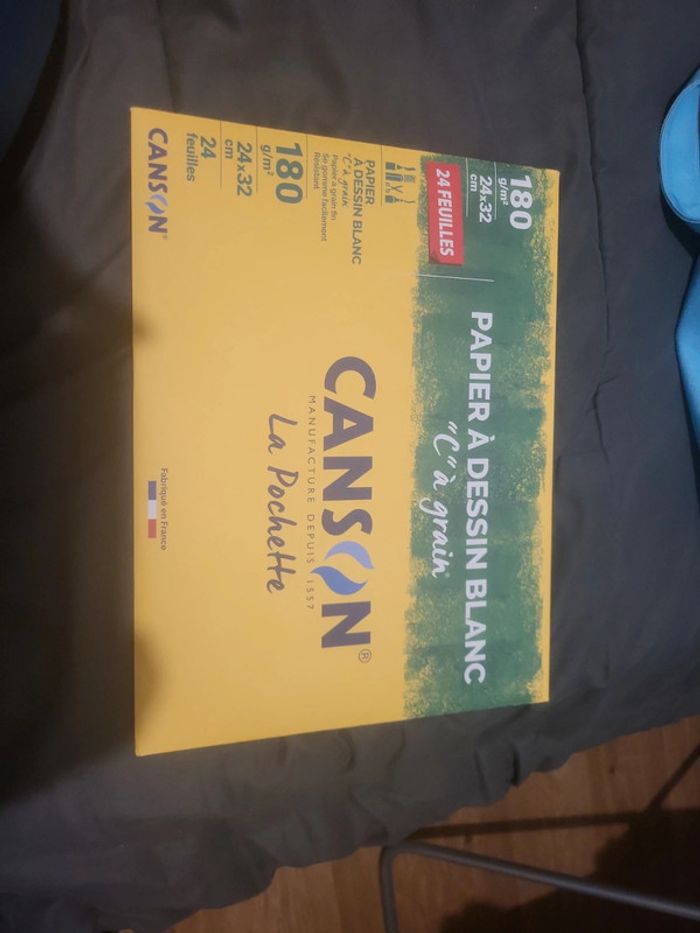 Papier canson 24 feuilles