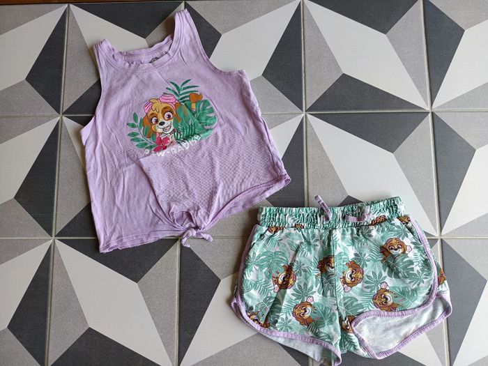 Pyjama short Pat Patrouille Paw Patrol Nickelodeon 4 ans