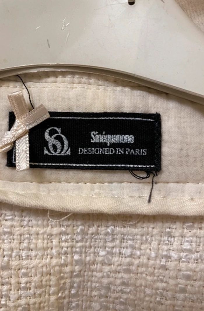 Jolie veste manteau crème Sinequanone taille 36 - photo numéro 4