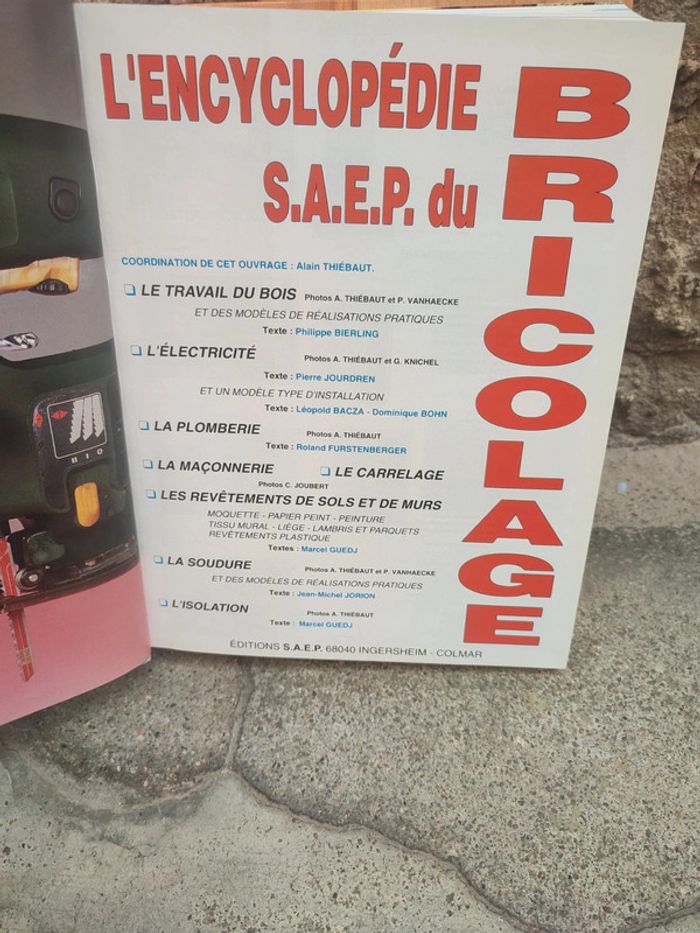 Livre l'encyclopédie du bricolage saep - photo numéro 4