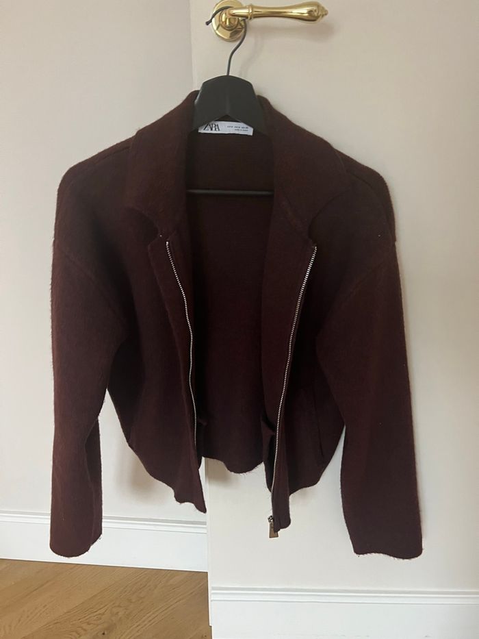 Veste bordeaux - photo numéro 3
