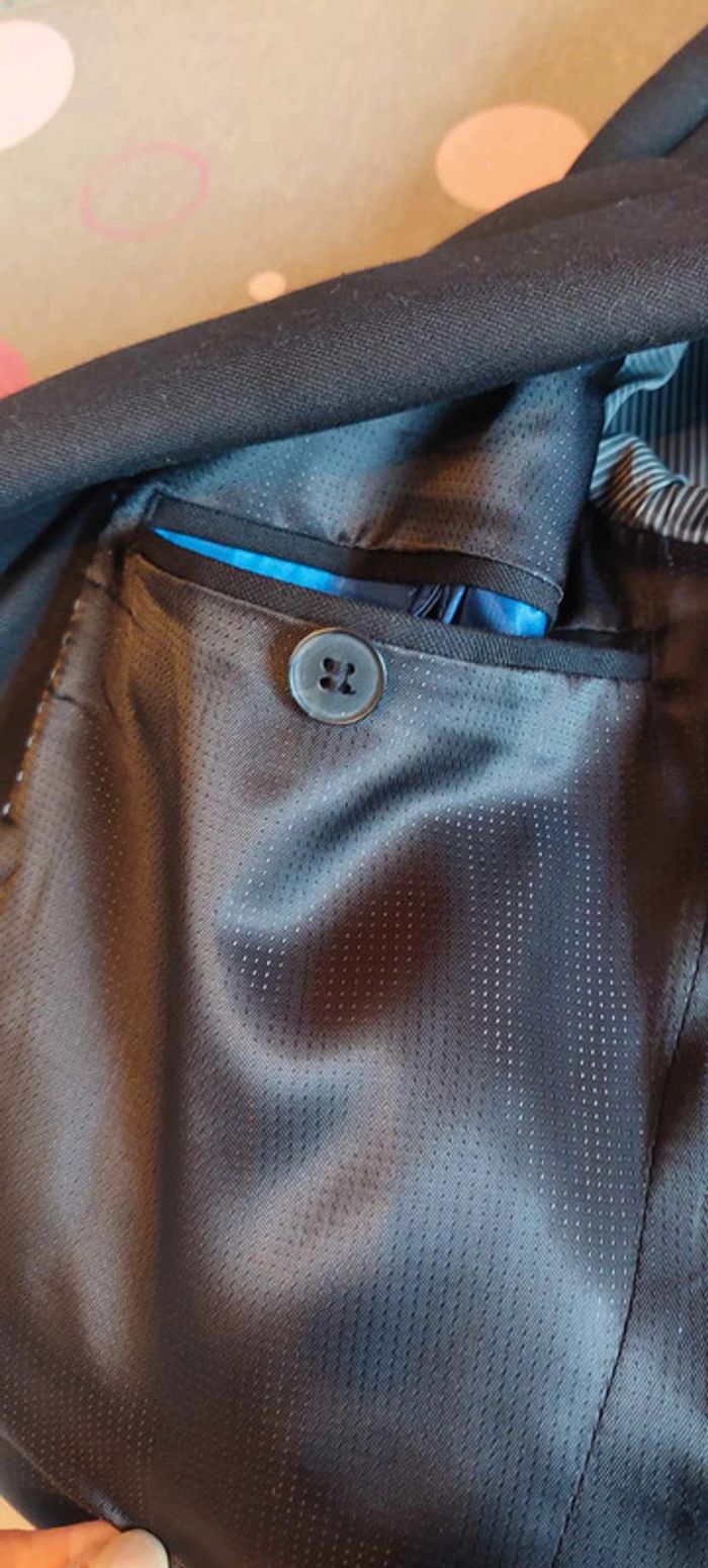 Très belle veste/blazer homme Brice easy slim noire 48 excellent état - photo numéro 6