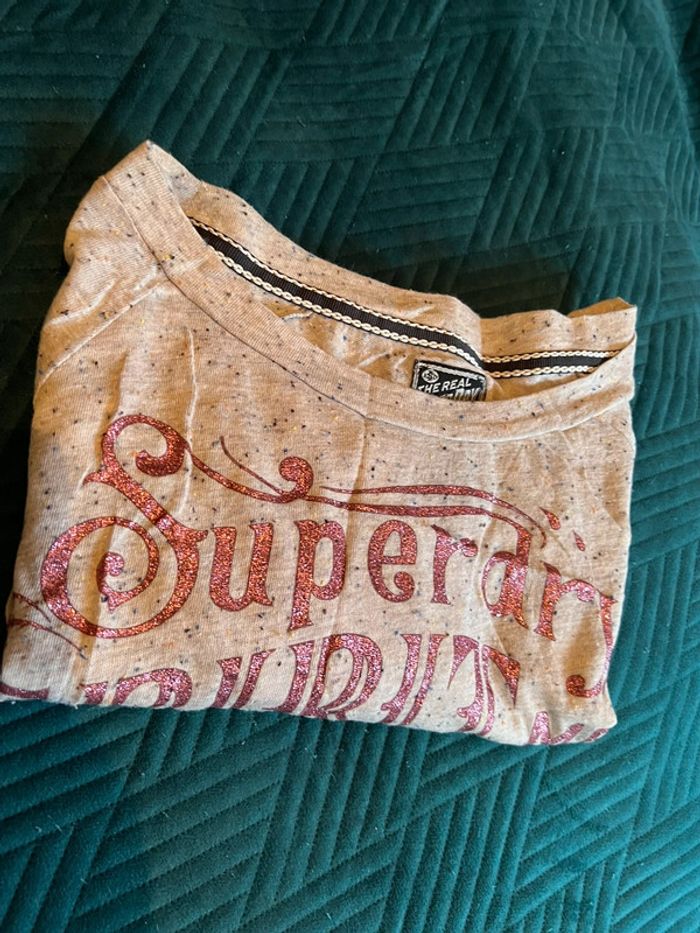 Tee shirt manches longues Superdry taille XS - photo numéro 4