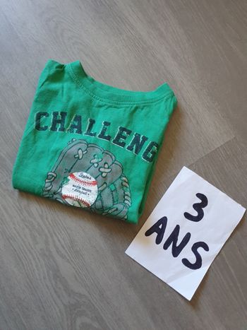 Maillot t-shirt 3ans garçon
