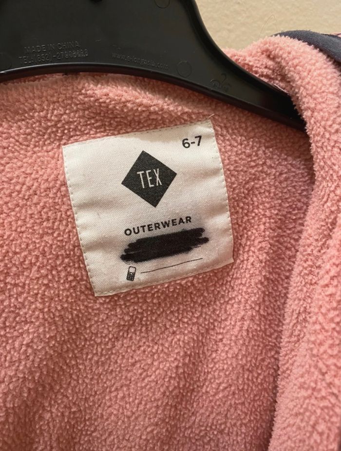 Doudoune chaude rose Tex - photo numéro 5