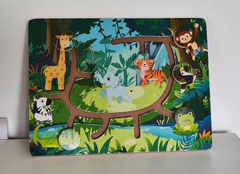 Jeu bébé labyrinthe animaux action
