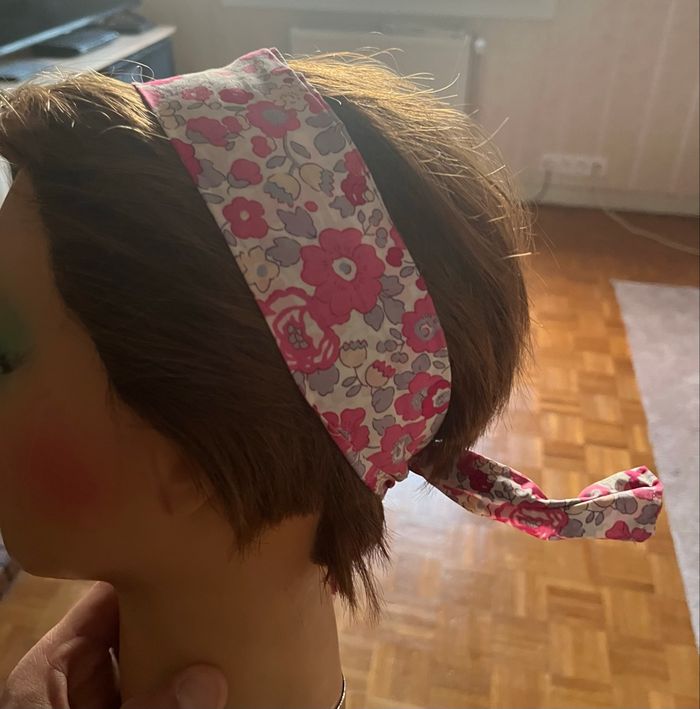 Head band en liberty accessoires pour cheveux vintage - photo numéro 9