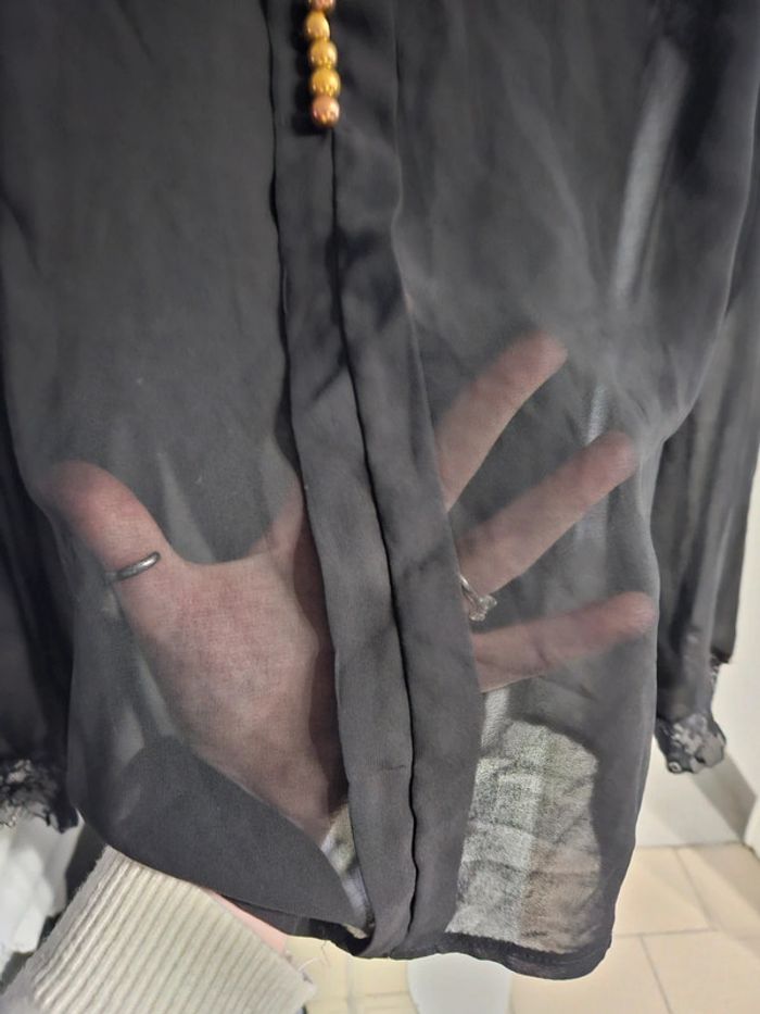 Blouse noir dentelle - photo numéro 5