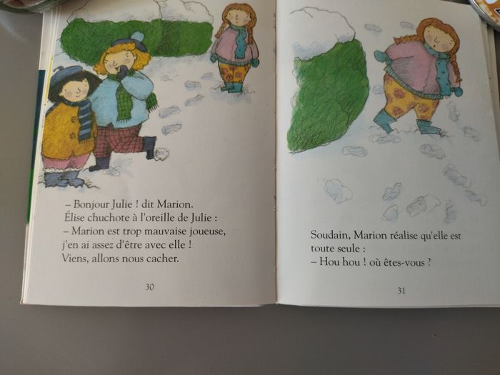 Mini livre " La bataille de boules de neige " Edition Calligram - photo numéro 3