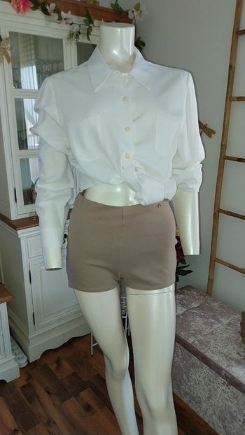 Short Taille haute nude/ beige rosé by BDBA Taille 36 très bon état
