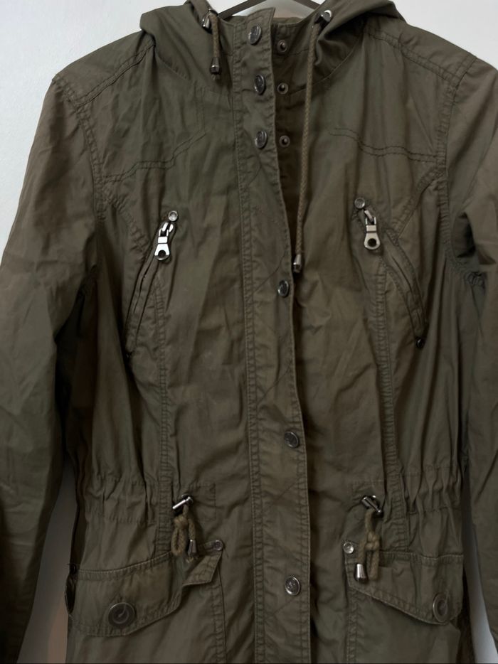 Parka vert kaki AJC – Taille 36, coupe-vent - photo numéro 6