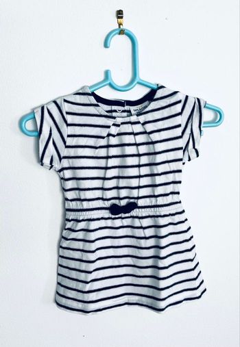 Robe marinière « Tape à l’œil » taille 3 mois