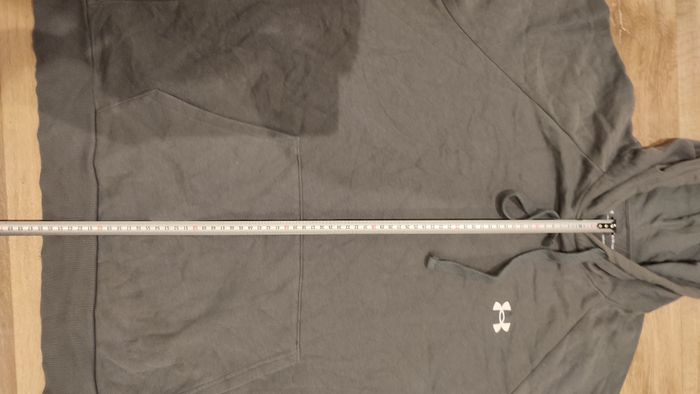 Sweat pull capuche gris Under Armour L LG avec poche centrale - photo numéro 7
