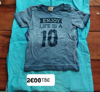 T shirt garçon 12 mois 