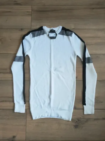 Pull blanc homme extensible taille XL