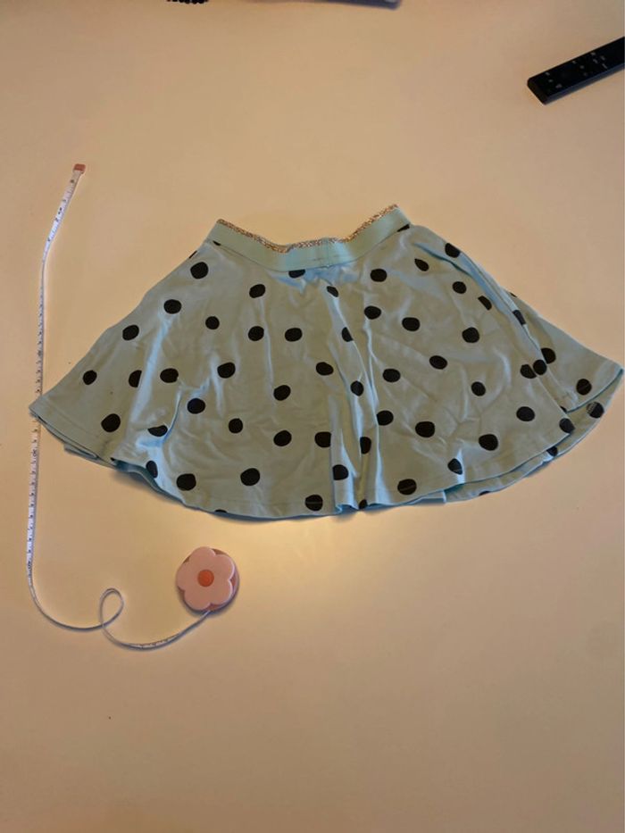 Jupe bleu pois 5 ans - photo numéro 3