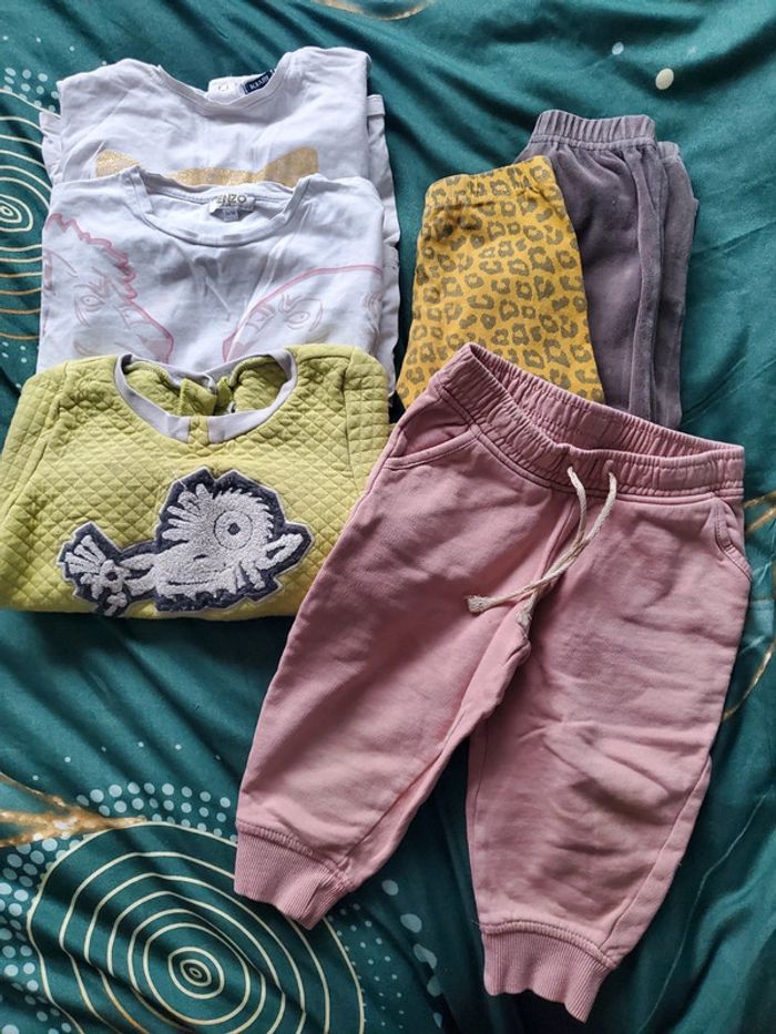 🌴 Lot de vêtements fille taille 3 ans dont kenzo