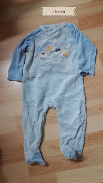 Pyjama velours chien