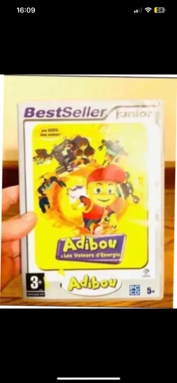 célèbre jeu Adibou pour PC