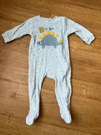 Pyjama Tex Dino 18 M bleu