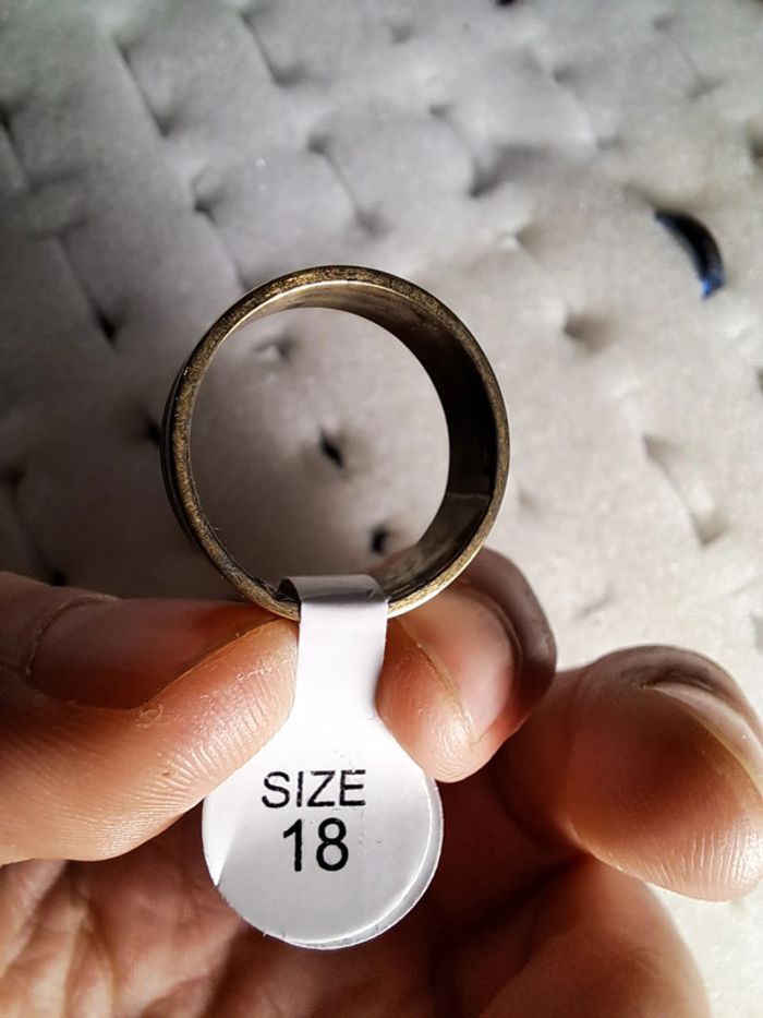 Bague acier inoxydable motifs - photo numéro 2