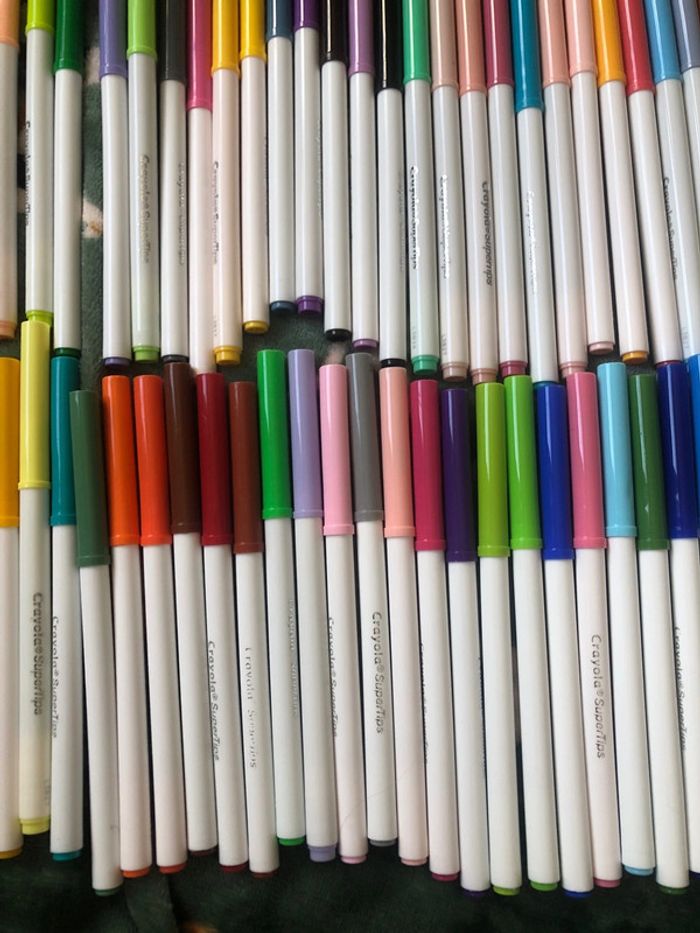 Lot feutres crayola super tips - photo numéro 6