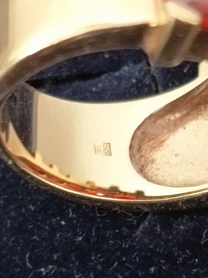 Bague plaqué or. - photo numéro 6