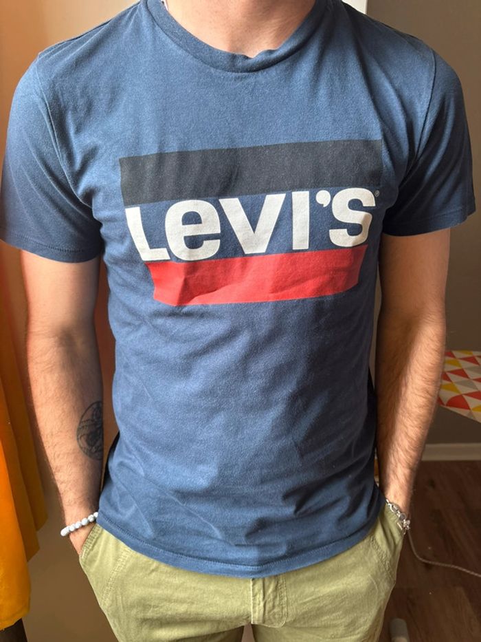 T shirt Lévis marine - photo numéro 2