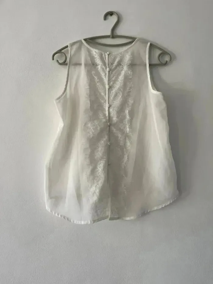 Débardeur blanc - Taille M - photo numéro 5