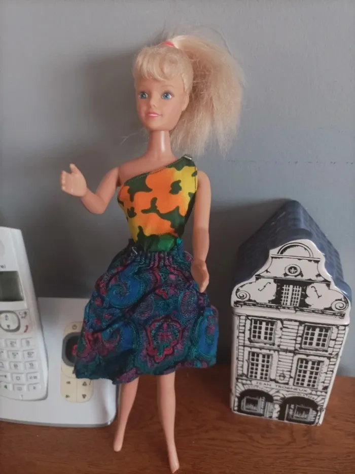 tracteur barbie avec remorque - photo numéro 4