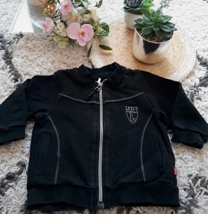 Veste Noire Levi's bébé garçon Taille 18 mois🌿🦊 - photo numéro 3