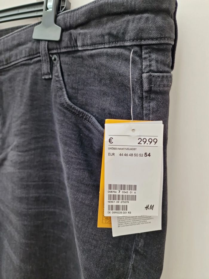 Short En Jeans Délavé Noir - photo numéro 3