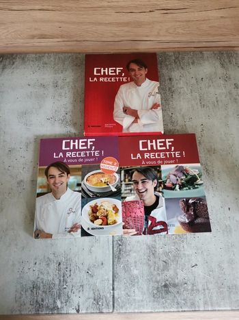 Coffret 2 livres recettes cyril Lignac
