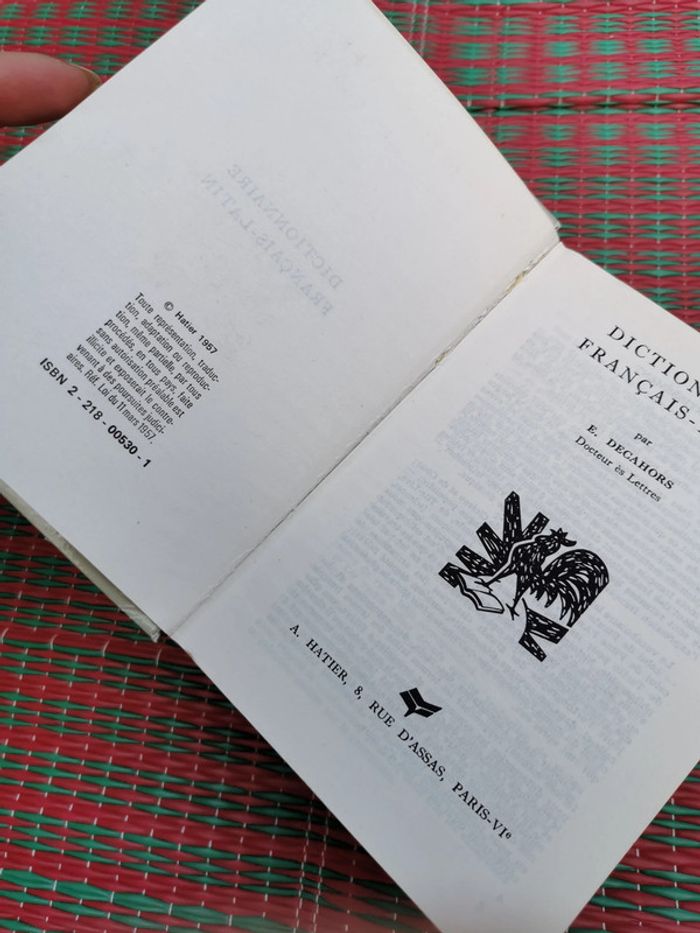 Lot de 2 dictionnaires latin-français - photo numéro 5