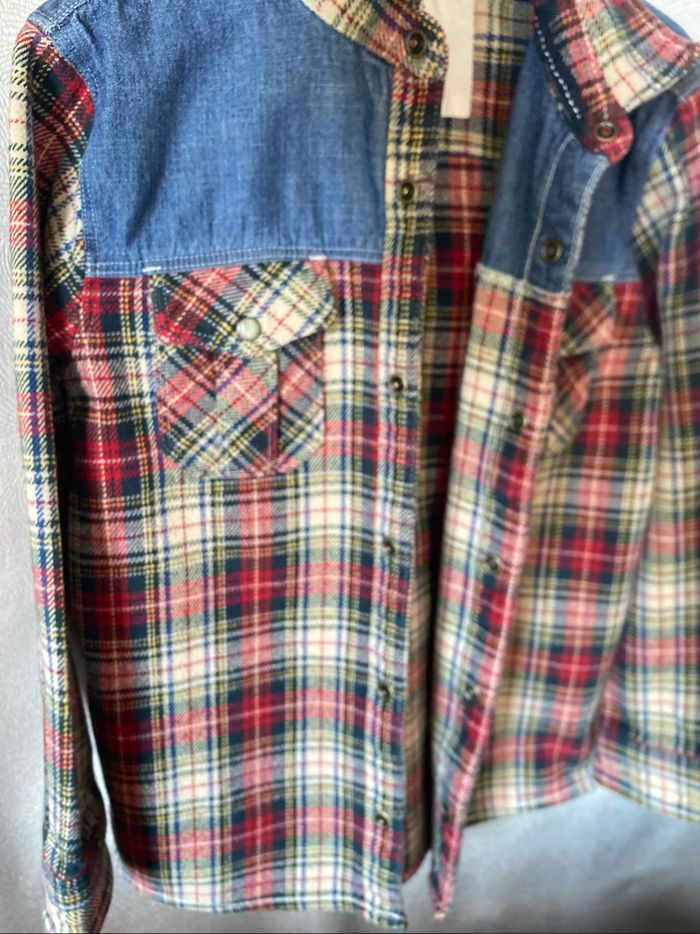 Chemise hiver écossais et jeans 5/6 ans Mango kids - photo numéro 8