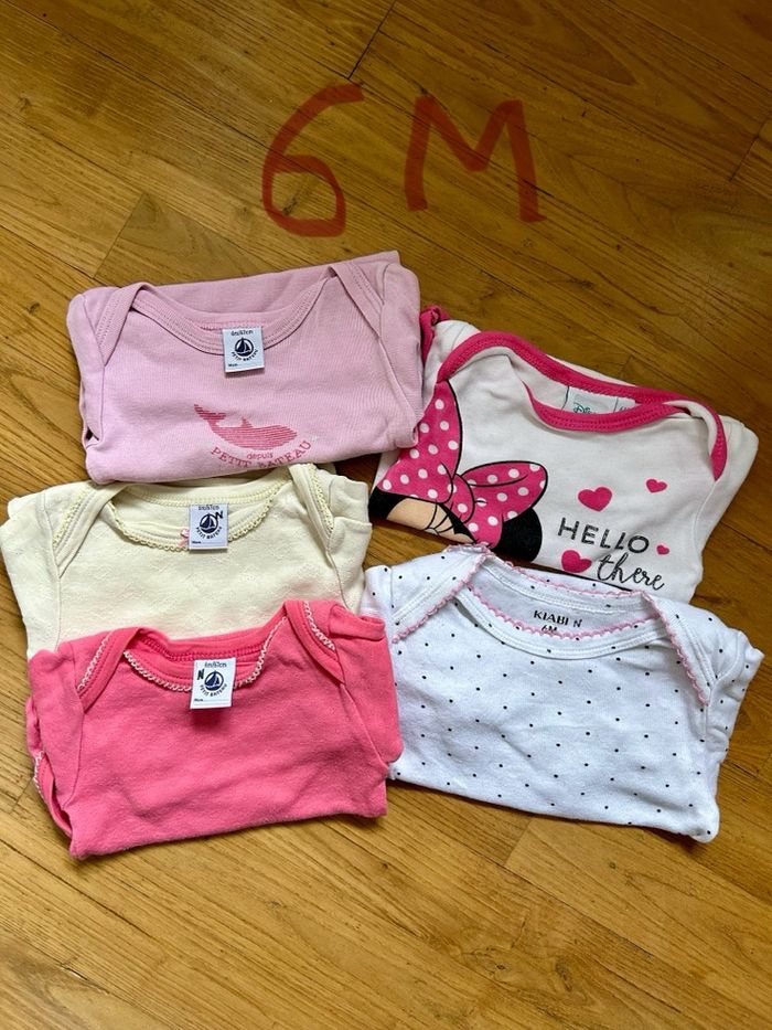 Bodys manches longues 6 mois - photo numéro 2