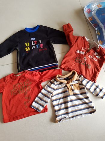 Lot 4 tee-shirts manches longues