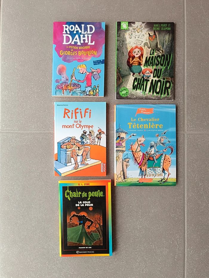 Lot de 5 livres