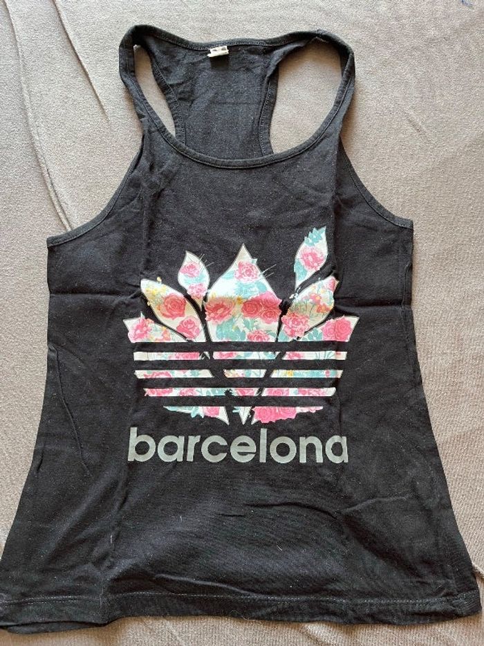Débardeur noir Barcelona