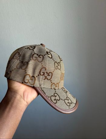 Casquette GG jumbo beige 