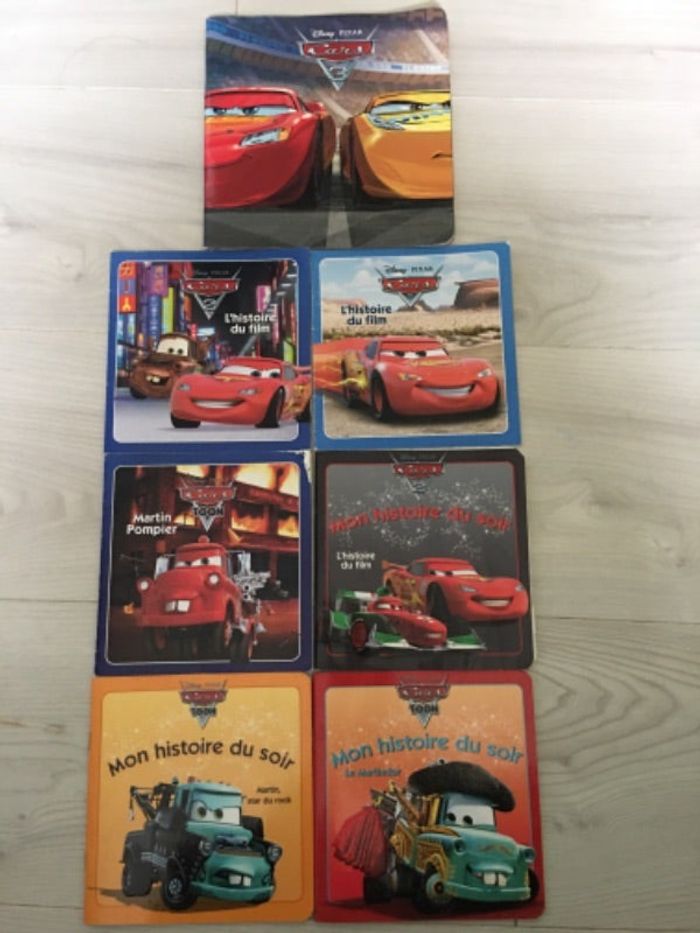 7 livres histoire du soir cars