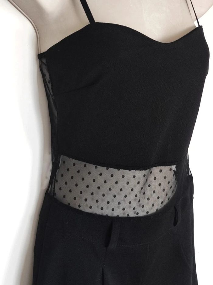 Combi short noir pois dos transparent / Made in Italy - 34/XS à 38/M - photo numéro 8