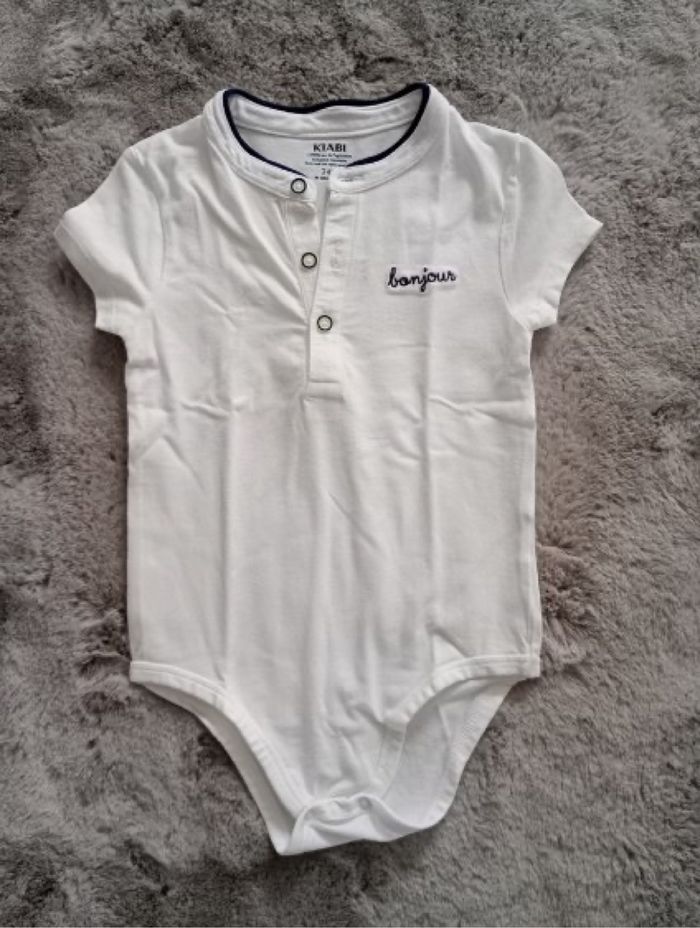 Body blanc Kiabi 24 mois