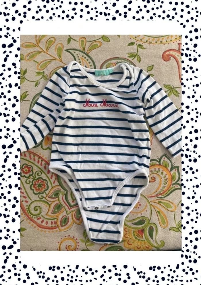 Lot de 6 bodies taille 6 mois - photo numéro 7