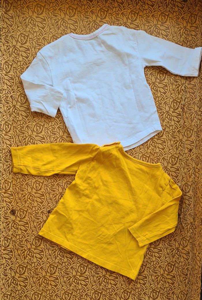 Lot tee-shirts taille 6mois multimarques - photo numéro 4