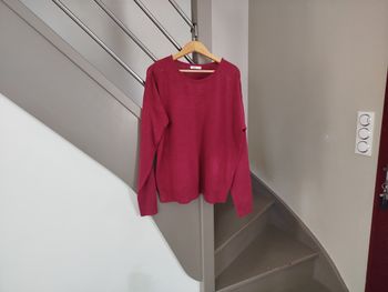 Pull bordeaux 
