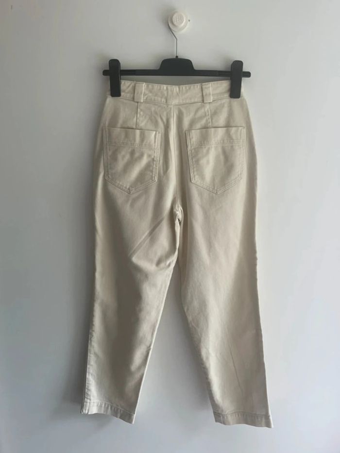 Pantalon crème Massimo Dutti vintage - photo numéro 5