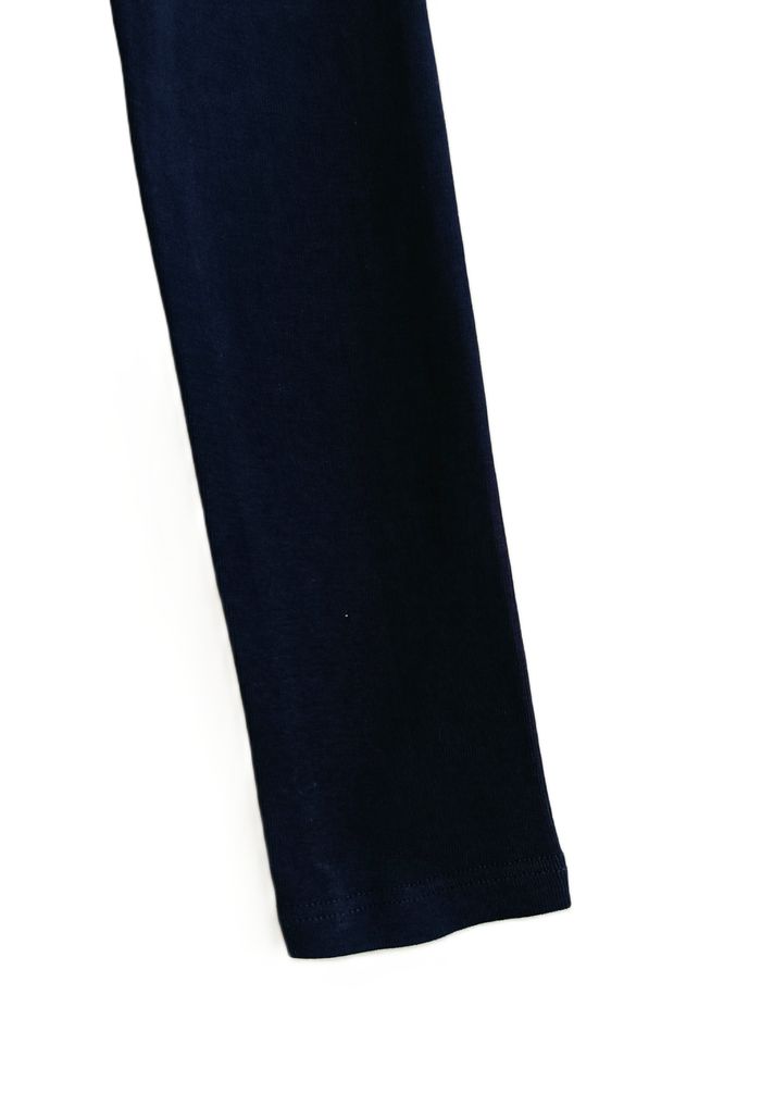 T shirt bleu marine à manches longues. Camaïeu. Taille 34 /36 - photo numéro 4
